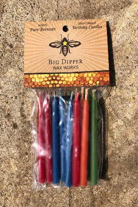 Beeswax Birthday Candles