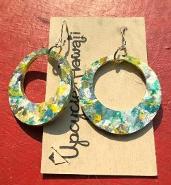 Ocean Plastic Fused Earrings