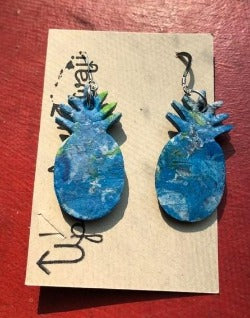 Ocean Plastic Fused Earrings