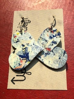 Ocean Plastic Fused Earrings