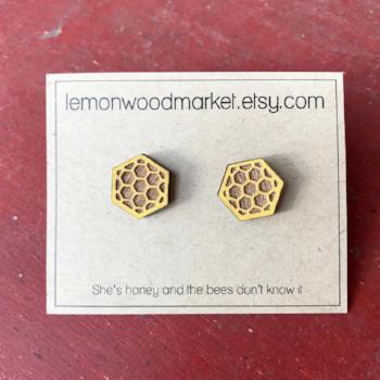 Wood Earrings