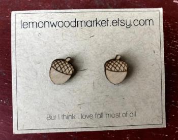 Wood Earrings