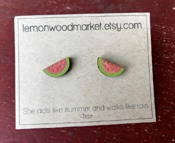Wood Earrings