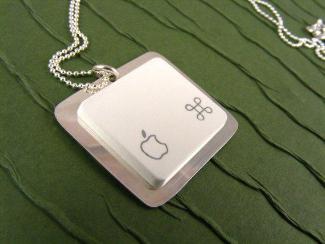 Apple Square Key Necklace