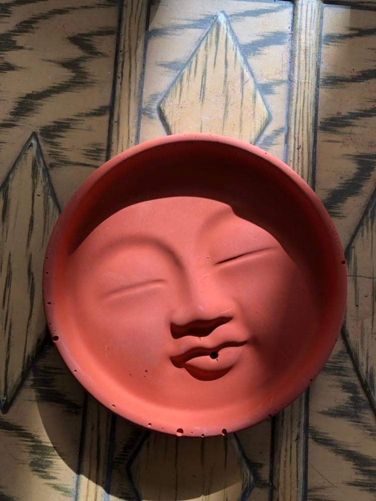 Moon Face Incense Burner