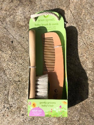 Bamboo Baby Brush and Comb