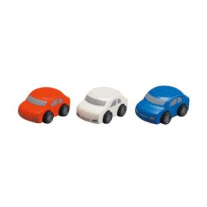 Wooden Cars, Set of 3